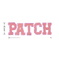 Wholesale Custom Chenille Patches with Laser-Cut Border & Sequins Iron-On Embroidered Fabric for Clothing & Hat Accessories