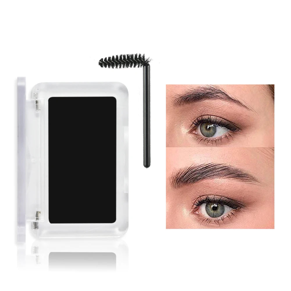 3 Colors Eyebrow Pomade Styling Custom Logo 24 Hours Long Lasting Black Clear Eye Brow Wax