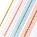 Zipper Size 5 Metal Stainless Steel Zipper Roll