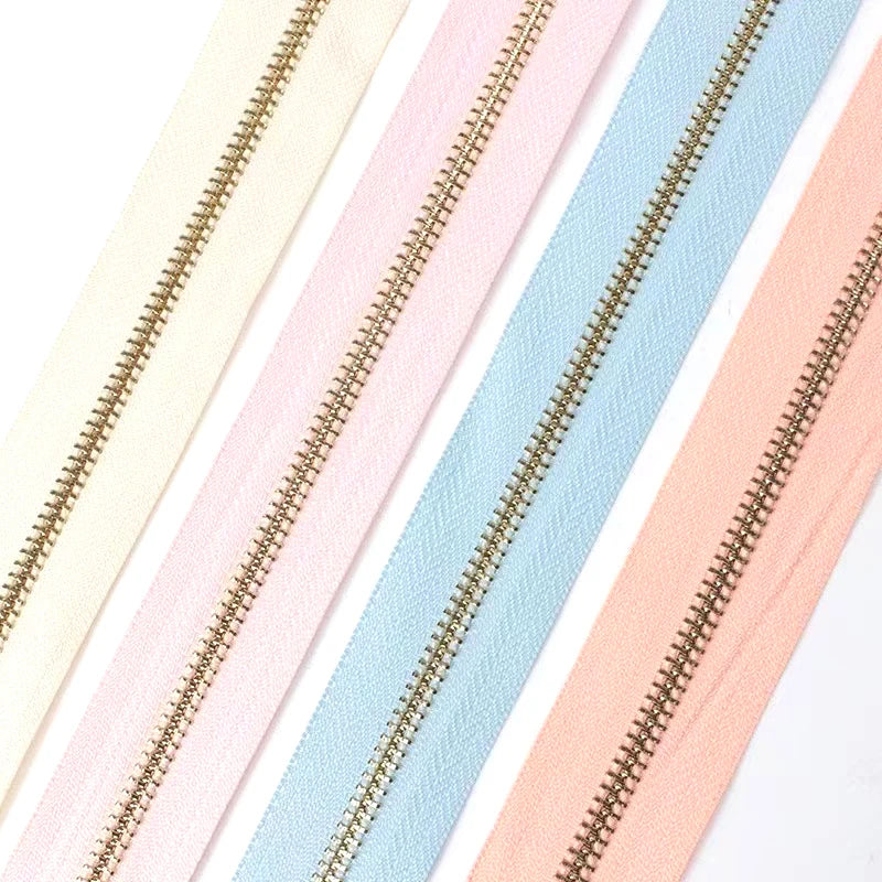 Zipper Size 5 Metal Stainless Steel Zipper Roll