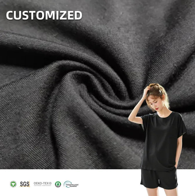 Soft Wholesale Price 95 Bamboo 5 Spandex Fiber Fabric for Clothing