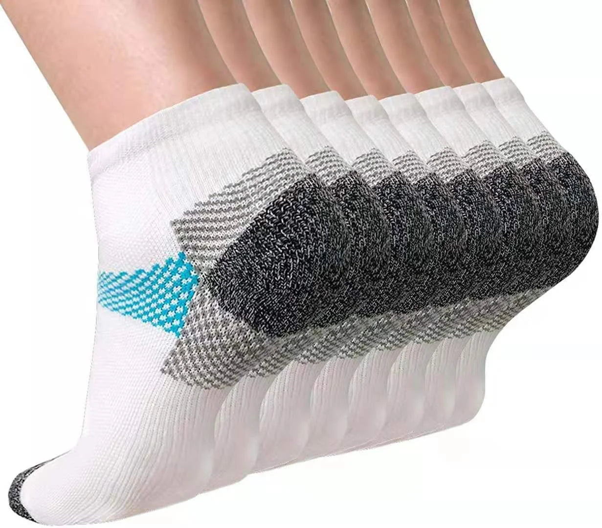 Wholesale Moisture Wicking Terry Cushioned Athletic Socks Women Men Arch Support Running Sports Ankle Socks