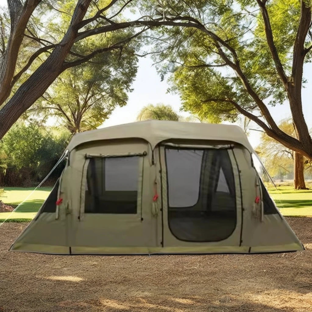 Factory Custom Price 5-10 Persons Huge Space air Inflatable Camping Tent