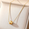 VKME New Fashion 18K Gold Plated Stainless Steel Necklace for Women Jewelry