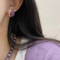 Hot-selling Vintage Gold Plated Oval Round Red Agate Stud Earring for Women for Women  Girl