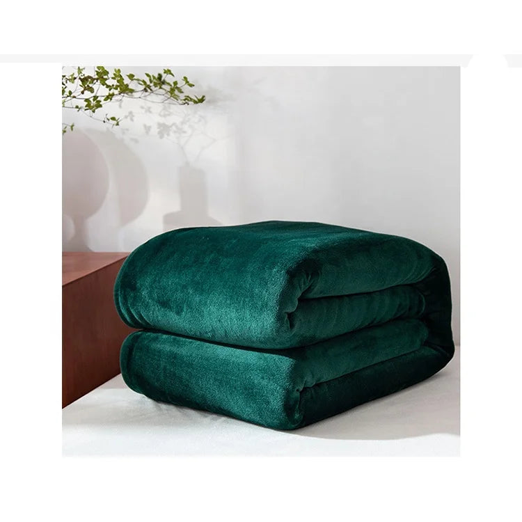 Big Size Soft Flur Blankets for Double Bed Sofa Throw Bedspread