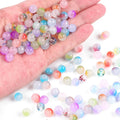 JC Crystal Wholesale 8mm 10mm Imitation Jelly Beads Glass Beads Round Double Color DIY Bracelet Jewelry Loose Beads