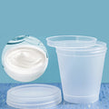 New Reusable Small Batch Airtight Cosmetic PP Jar with Screw Lid Custom Logo Plastic Scrub Container