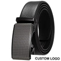 LY36-24885-5 Wholesale Price Automatic Buckle Belt Men's Casual Cowhide Pants With First Layer Cowhide Leather Belt