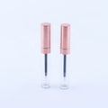 Hot Sale 6ml Transparent Empty Lipgloss Tube Mascara Eyeliner Bottle with Rose Gold Silver Cap in Stock Wholesale