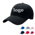 Customized Embroidery logo Luxury 100% Cotton Blank 6-panel Baseball Cap Hat Printed Gorras Sports Ponytail Caps With Custom Log