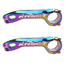 Negative 20 Degree Colorful Stand Mountain Road Bicycle Stem 90mm Negative Angle Bicycle Stem Cycling Accessories