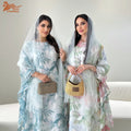 Middle East Arab Morocco Islamic Abaya Muslim Luxury Fashion Robe Women's Embroidery Evening Dress Dubai Clothing