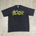 Custom Graphic Tees T Shirts Printed Men's Silk Screen Printing Vintage Distressed Acid Wash T-shirt Men Oversized Tshirts