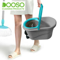 Rotating Mop Bucket Household Hand-free Mop Set Lazy Mop Wet and Dry with Labor-saving Cloth