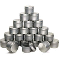 4oz 8oz Metal Silver Candle Tins Premium Candle Tin Jars with Lids for Making Candles Empty Round Candle Tin Containers