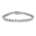 Redleaf Jewelry 925 Silver Moissanite Tennis Bracelet 2mm 3mm 4mm Sterling Silver Women Tennis Bracelet Wholesale