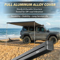Outdoor Overlanding Outdoor Waterproof Sun Shelter Retractable Camping 4x4 Car Rooftop Retractable Car Side Awning