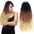 20 Inch Gypsy Locs Wavy Synthetic Braiding Gypsy Wave Gypsy Locs Crochet Hair Faux Locs Hair Extensions