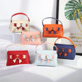 Personalized PU Leather Gift Bags Wedding Favors Candy Boxes Small Party Decoration Handbag