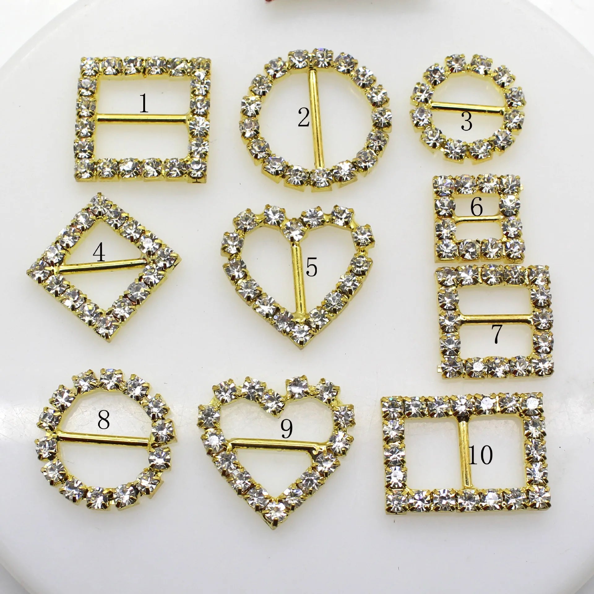 Women Girls Large Geometric Triangle Fashion Jewelry Pin Rhinestone Material
