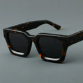 Retro High Best Quality End Sunglasses Women European&American Fashion Plate Square Frame Simple Design Polarized Sunglasses Men