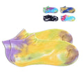 XIANGHUI 2020 Cheap Wholesale Custom Women Fashion Cartoon Tube Cotton Ankle Cool Tie Dye Socks