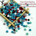 Wholesale 6mm High-quality Flat Seed Beads Used for DIY Bracelets Necklaces or Making Clothing Accessories