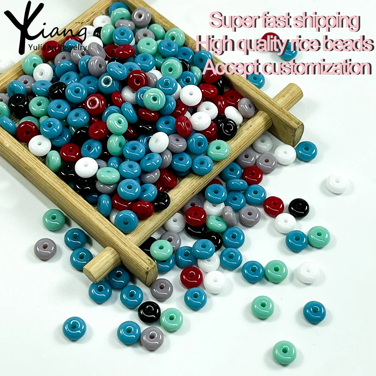 Wholesale 6mm High-quality Flat Seed Beads Used for DIY Bracelets Necklaces or Making Clothing Accessories