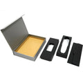 Recyclable Custom Printed Luxury Black Packaging Gift Box Clamshell Magnetic Foldable Gift Boxes