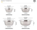 Durable Eco-Friendly 304 Stainless Steel Automatic Multi-Size Raised Pet Food and Water Bowl for Birds with Custom Logo