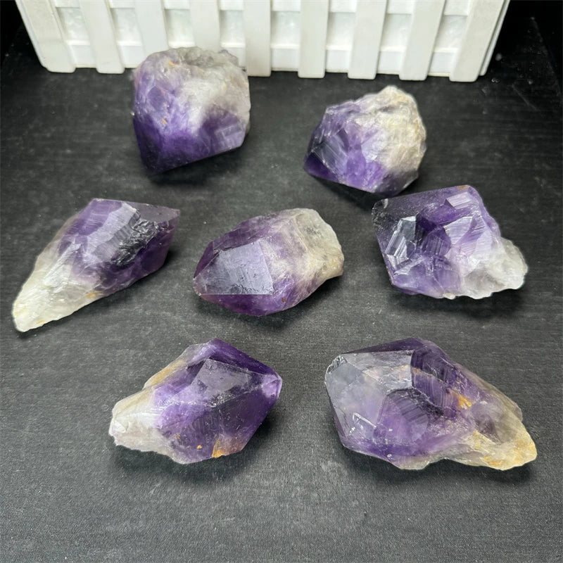 Wholesale Natural Healing Crystal Cluster Raw Stone Point Large Amethyst Tooth for Sale