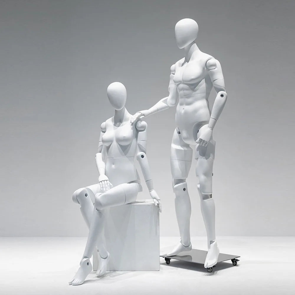 HM03 New Design Adult Fashion Male Female Flexible Mannequin Joints Movable Mannequins