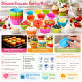 Wholesale Supplier Custom Shape Thick Heat Resistant Silicone Cupcake Baking Mold for Promotional Gifts Project
