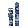 Nylon Watch Straps 2 Piece of Fabric Watch Band 18/20/22/24 mm Lightweight Watchband With 304L Stainless Steel Buckle