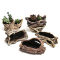 Wholesale Pastoral Style Vintage Gardening Pots Bonsai Pot Cement  Concrete Flower Pot Succulent Cactus Bonsai Planter
