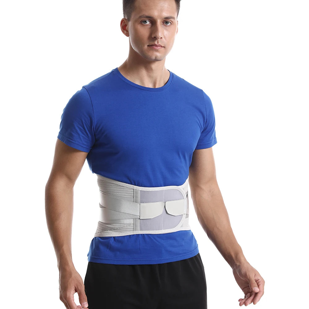 RUNYI W011 Top Selling Spontaneous Thermal Elastic Mesh Cloth Orthopedic Lumbar Waist Back Support Belt CE Certified