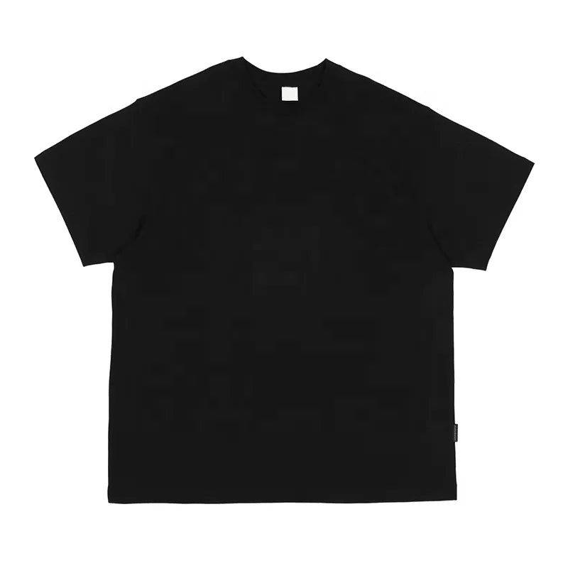 Unisex High Quality Oversized Heavyweight Crew Neck T-Shirt Custom Logo Embroidered with Chenille 100% Cotton Knitted Fabric