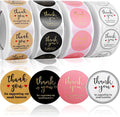 FLORAL SERIES Hot Sale 1inch Self Adhesive Round Floral Paper Label Sticker Printing Thank You Sticker