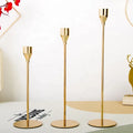 Candle Holder Table Nordic Modern Stick Wedding Decorative Candlesticks Stand Metal Gold Luxury Candle Holder for Home Decor