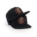 Wholesale Performance 6 Panel Structured Cotton Customized Tropical Leaf Patch Logo Flex Fit Basketball Snapback Cap