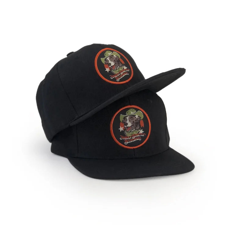 Wholesale Performance 6 Panel Structured Cotton Customized Tropical Leaf Patch Logo Flex Fit Basketball Snapback Cap