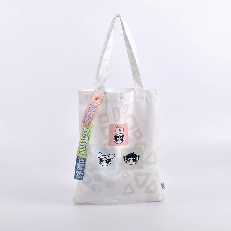 Custom Shopping Tote Bag Recycled Cotton Canvas Tod Bag for Girls