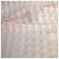 Hot Sales Light Pink Jacquard Striped Fabric Textile Women Stockings Garments Stripe Jacquard Tulle Mesh Fabric