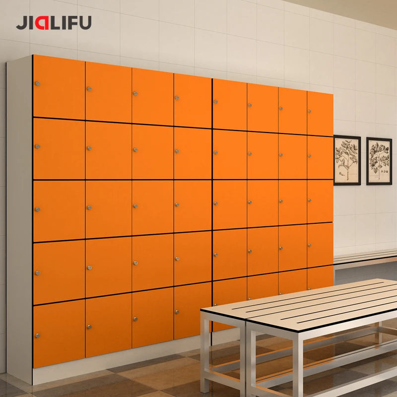CE Certificates Factory Price Waterproof Durable HPL Compact Laminate Gym Locker for Sport Venues