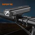 Super Bright Rechargeable LED Bicycle Light Set Aluminum USB Front and Tail Rear Bike Lights with Power Supply by Battery