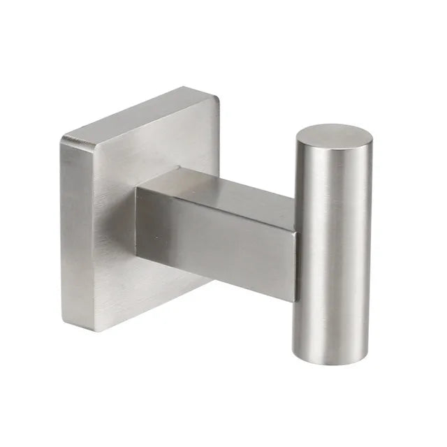 ODM Square Wall Hook Heavy Duty Bathroom Hooks For Towel Robe Coat Bathroom Accessories
