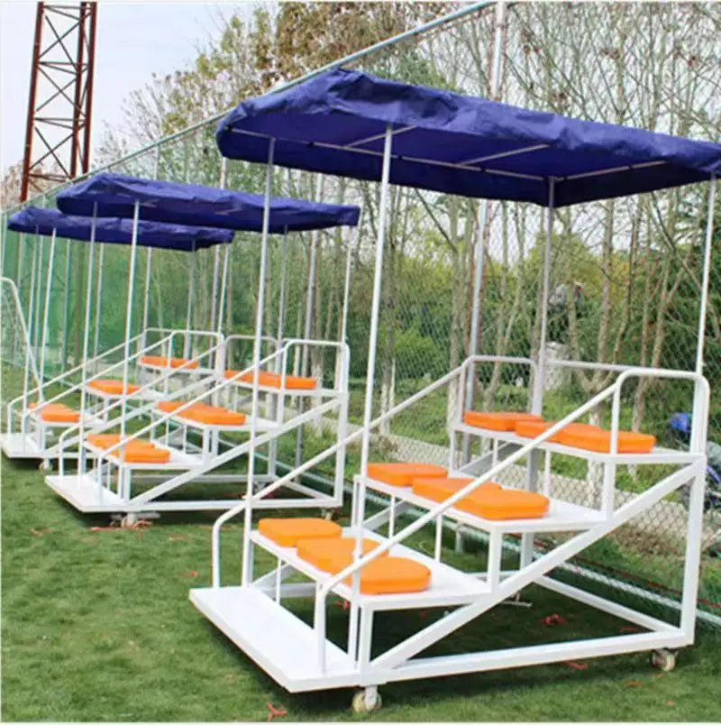 Aluminum Potable Soccer Bench / Dugout / Shelter Coach for Coach Player Bench Substitute