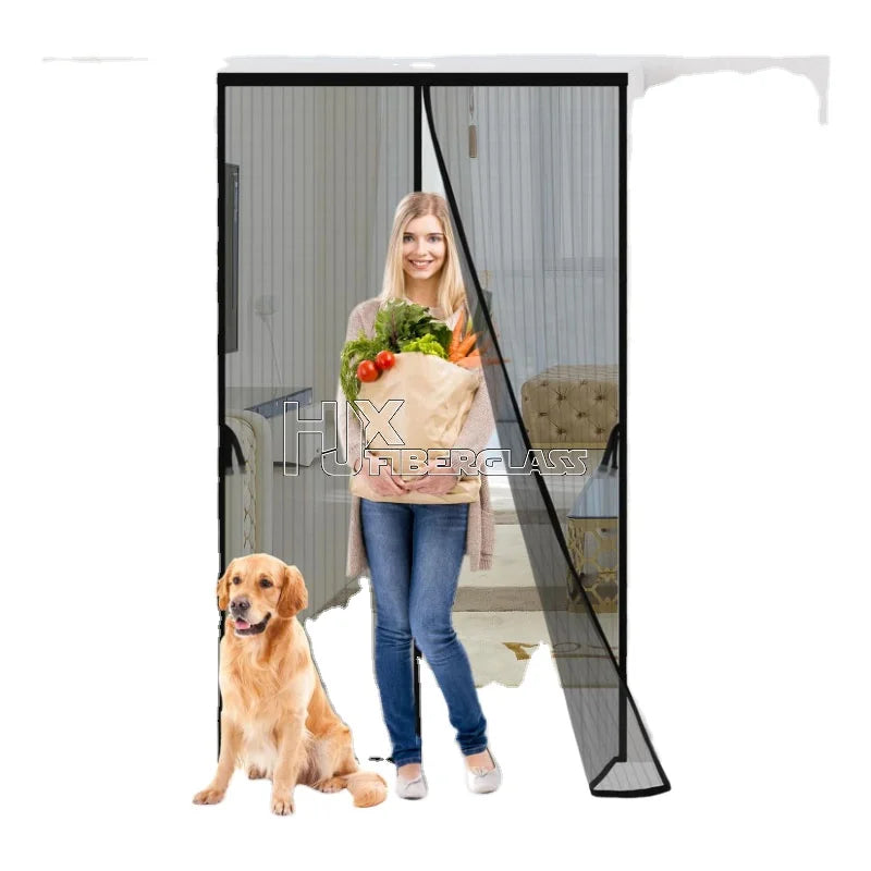 Wholesale Anti-mosquito Insect Net Fly Mesh Curtain Magnetic Door Curtain With Strong Magnet