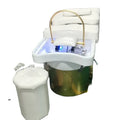 Kisen 2026 Professional Head Massage Salon Shampoo Bed With Hydrotherapy Device Barber Shop Head Spa Massage Shampoo Bed